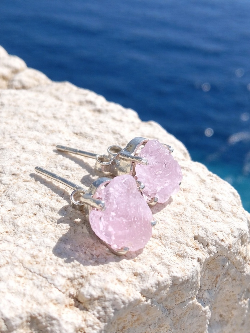 Morganite Earrings - Picture 6 of 13
